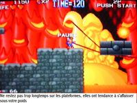 une photo d'Ã©cran de Blue s Journey sur SNK Neo Geo